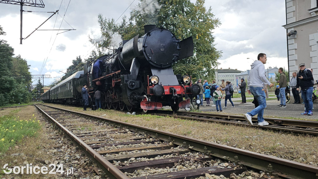 Pociąg retro w Gorlicach (29.09.)