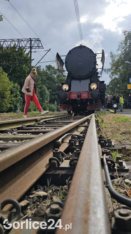 Pociąg retro w Gorlicach (29.09.)