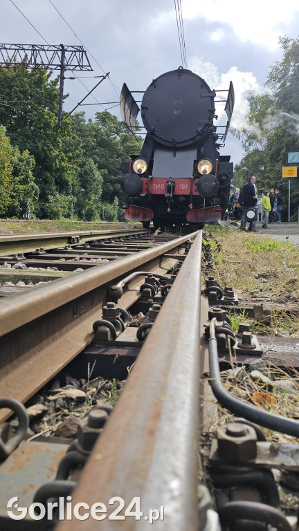Pociąg retro w Gorlicach (29.09.)