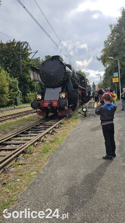 Pociąg retro w Gorlicach (29.09.)