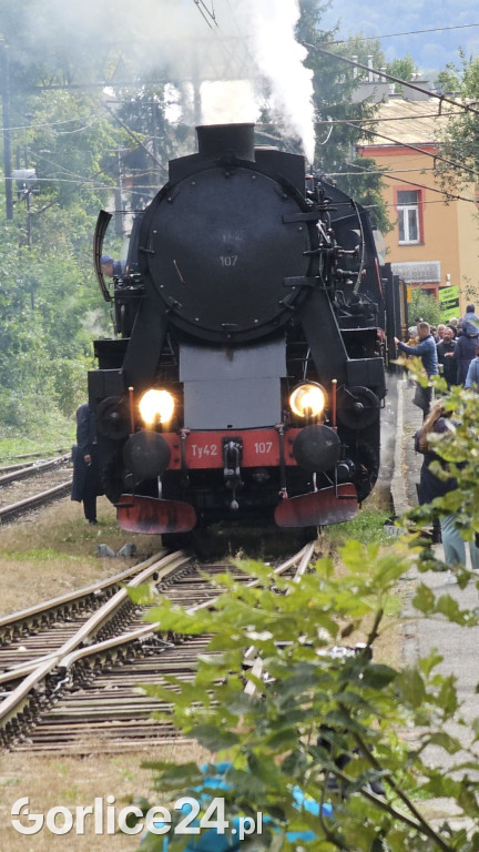 Pociąg retro w Gorlicach (29.09.)