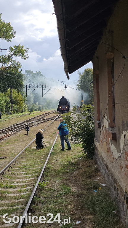 Pociąg retro w Gorlicach (29.09.)