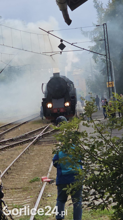 Pociąg retro w Gorlicach (29.09.)