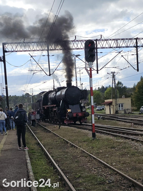Pociąg retro w Gorlicach (29.09.)