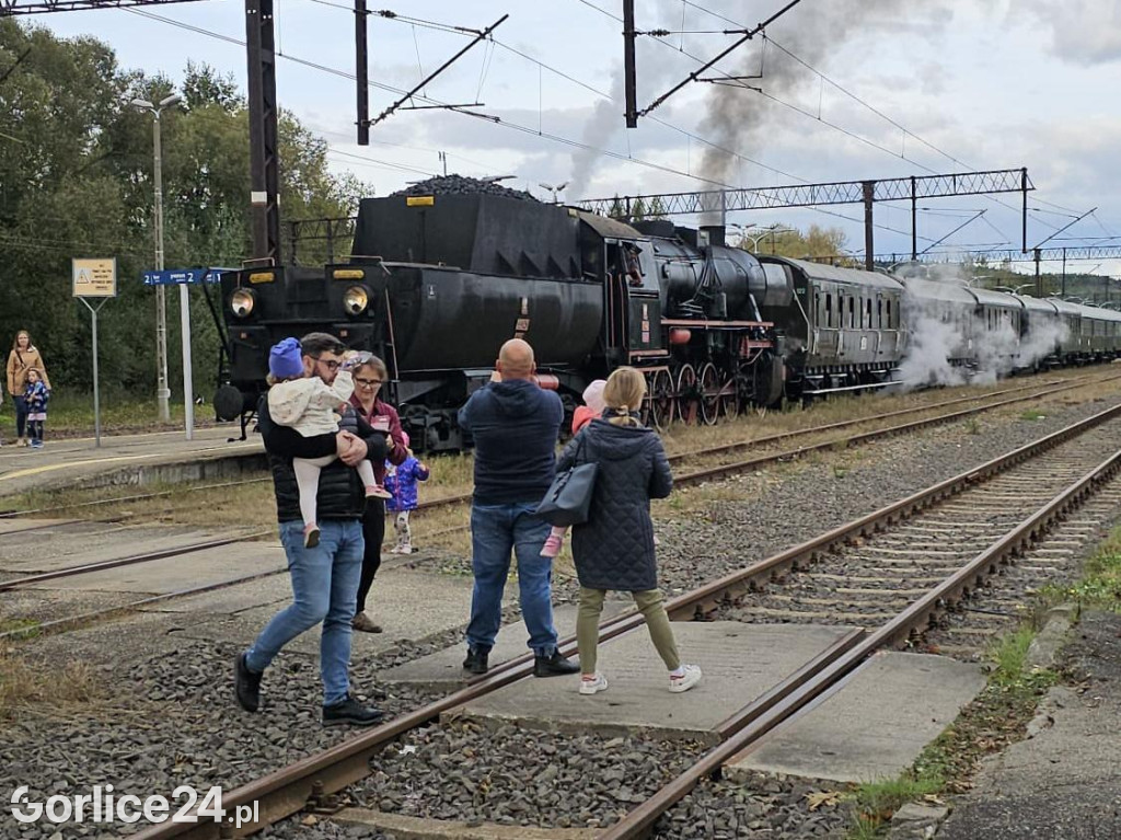 Pociąg retro w Gorlicach (29.09.)