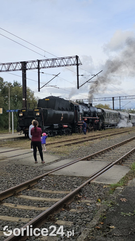 Pociąg retro w Gorlicach (29.09.)