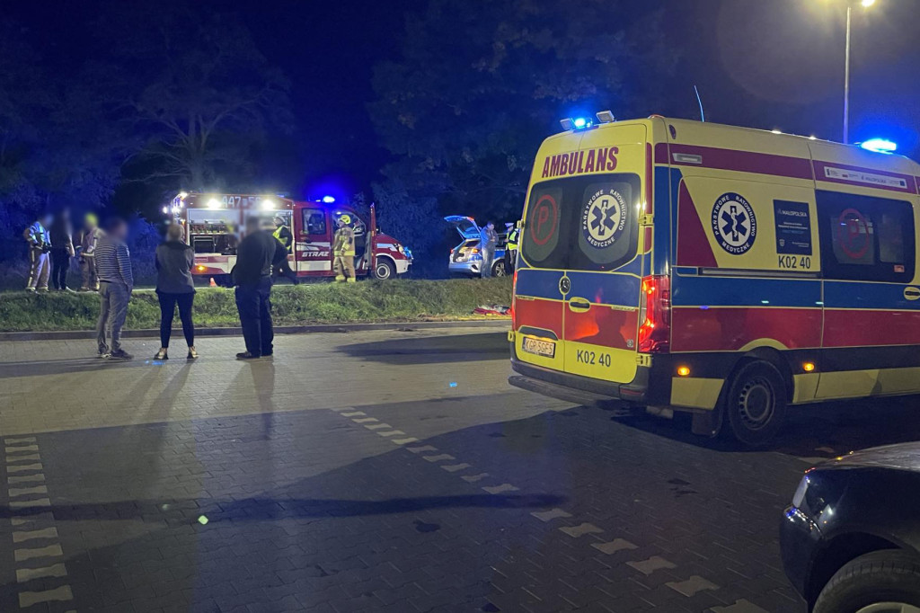 Potrącenie pieszego w Lipinkach (07.10.)