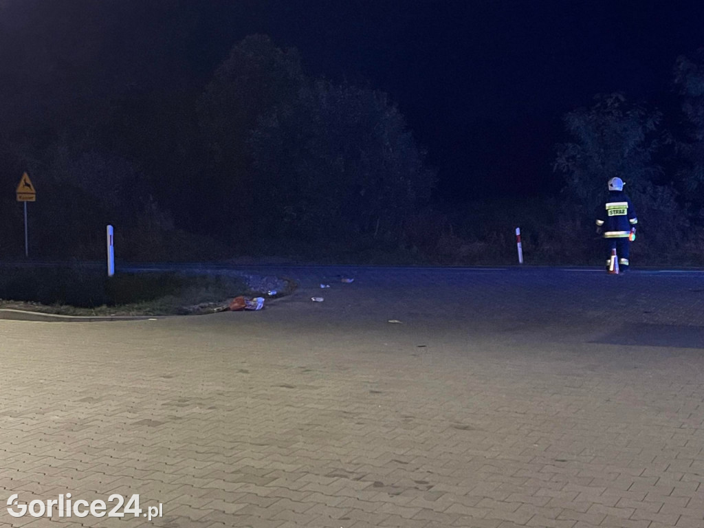 Potrącenie pieszego w Lipinkach (07.10.)