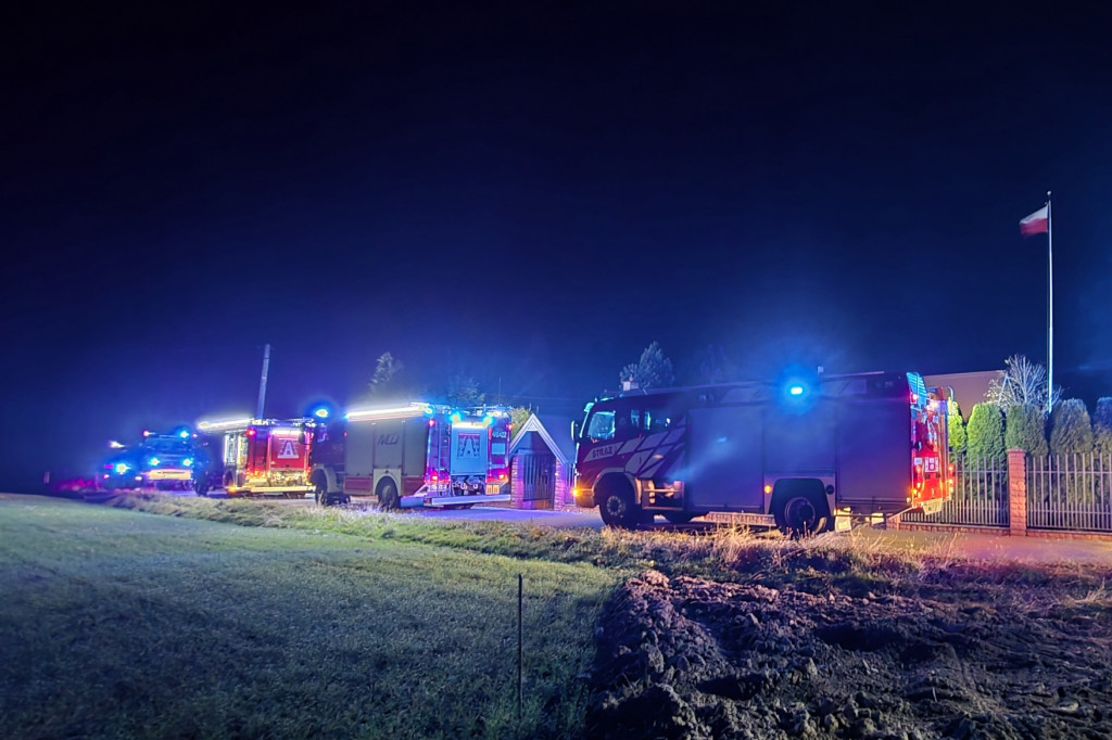 Pożar domu w Libuszy (27.10.)
