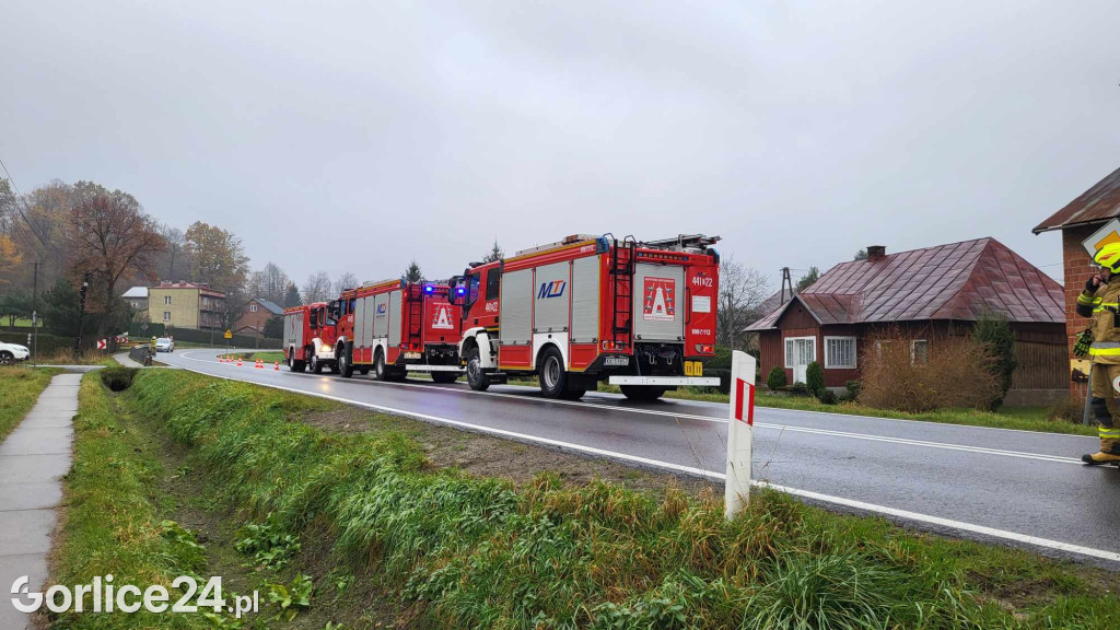 Wypadek w Sękowej (04.11)