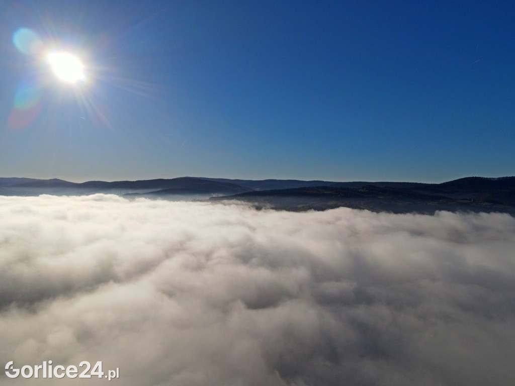 Morze chmur nad Gorlicami