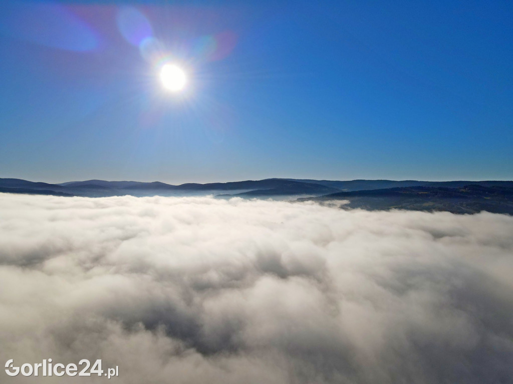 Morze chmur nad Gorlicami