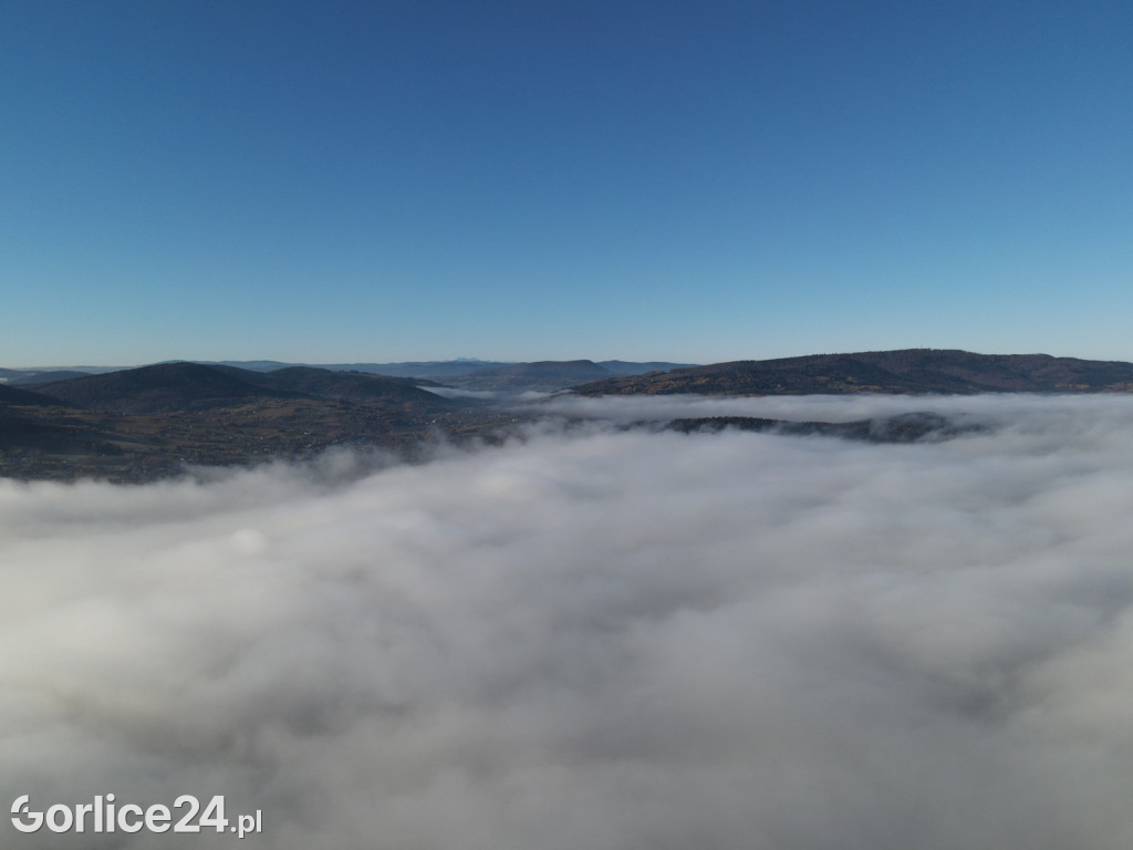 Morze chmur nad Gorlicami