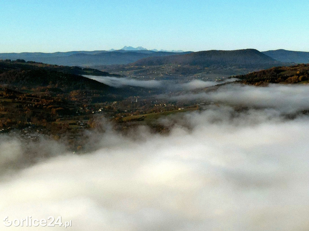 Morze chmur nad Gorlicami