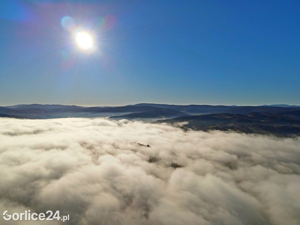 Morze chmur nad Gorlicami