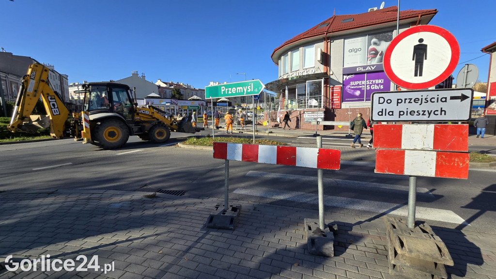 Rozpoczęcie remontu na ulicy Bieckiej w Gorlicach