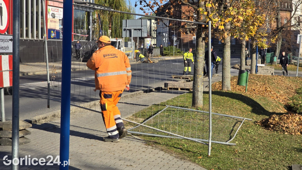 Rozpoczęcie remontu na ulicy Bieckiej w Gorlicach