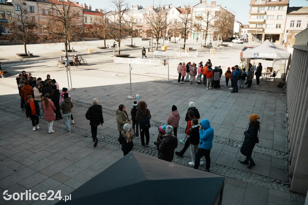 Happening na gorlickim Rynku 
