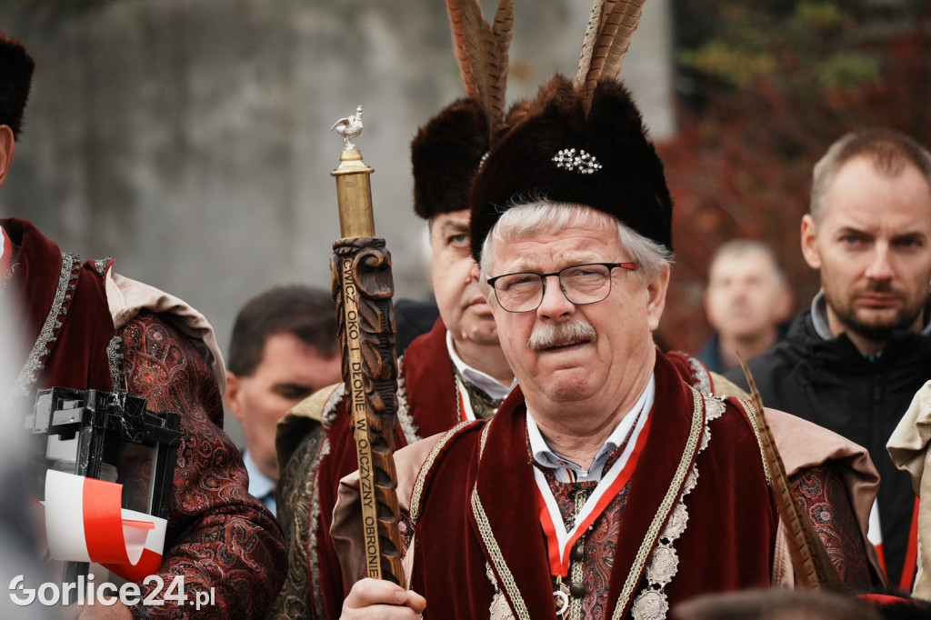 Święto Niepodległości 2024 - przemarsz ulicami Gorlic