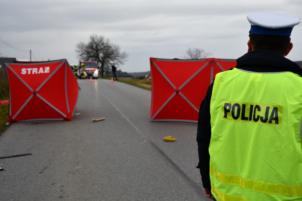 Śmiertelny wypadek k. Jasła