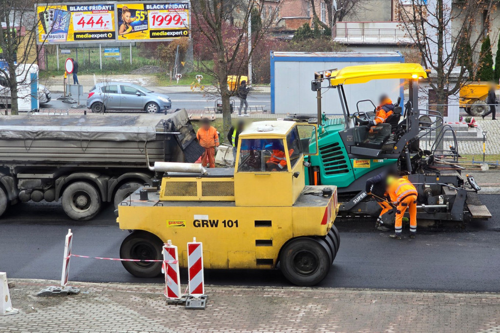 Remont ulicy Bieckiej (24.11.)