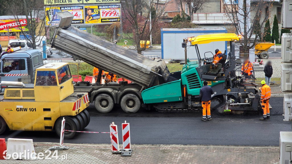 Remont ulicy Bieckiej (24.11.)