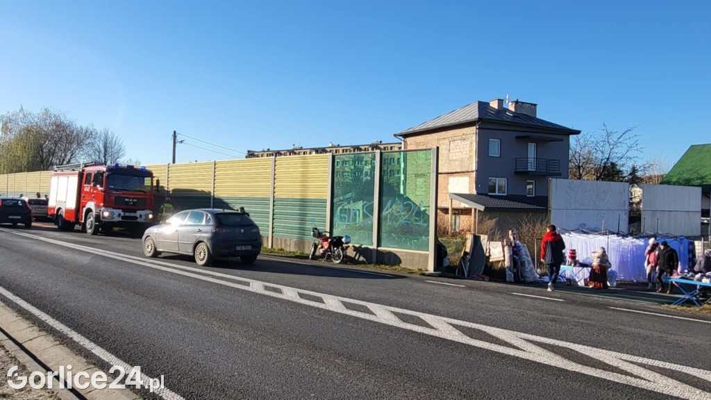 Kolizja na gorlickiej obwodnicy (26.11)