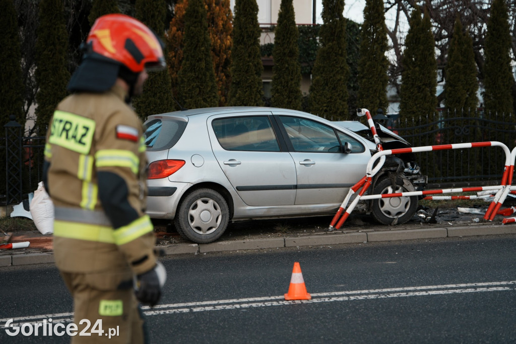 Kolizja na ul. Sikorskiego (21.12.)