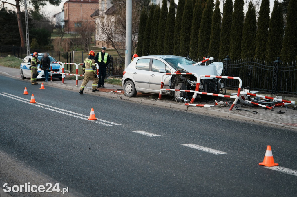 Kolizja na ul. Sikorskiego (21.12.)