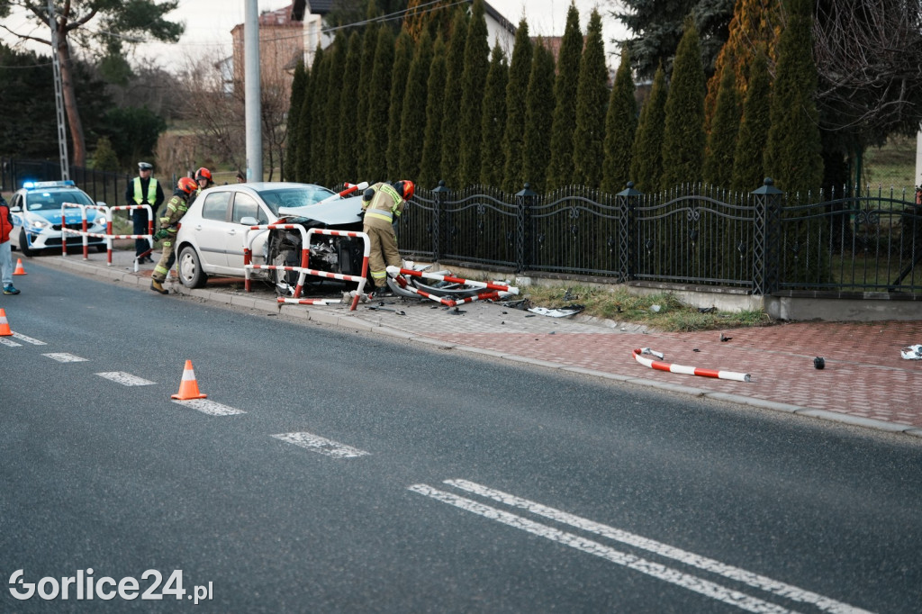 Kolizja na ul. Sikorskiego (21.12.)