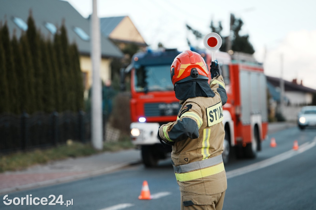 Kolizja na ul. Sikorskiego (21.12.)