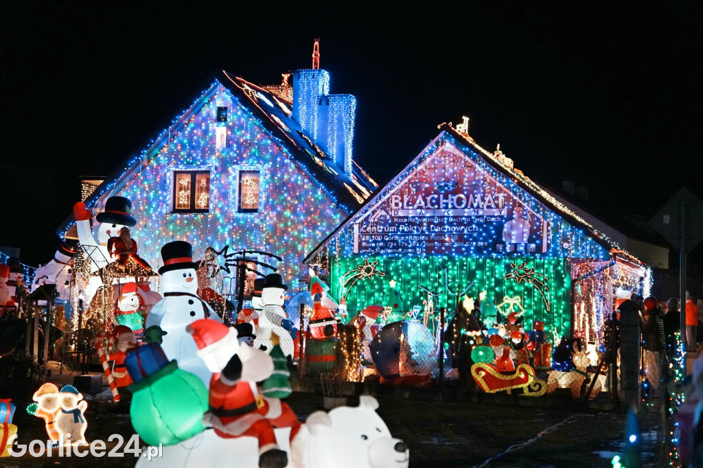 Najbardziej rozświetlony dom w Gorlicach - 25.12.2024