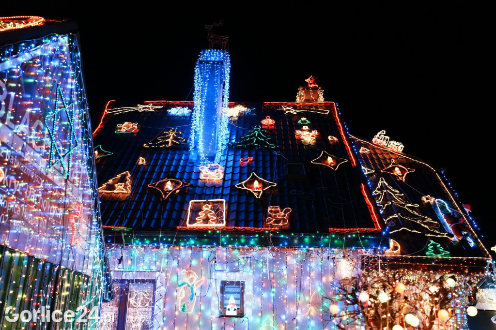 Najbardziej rozświetlony dom w Gorlicach - 25.12.2024