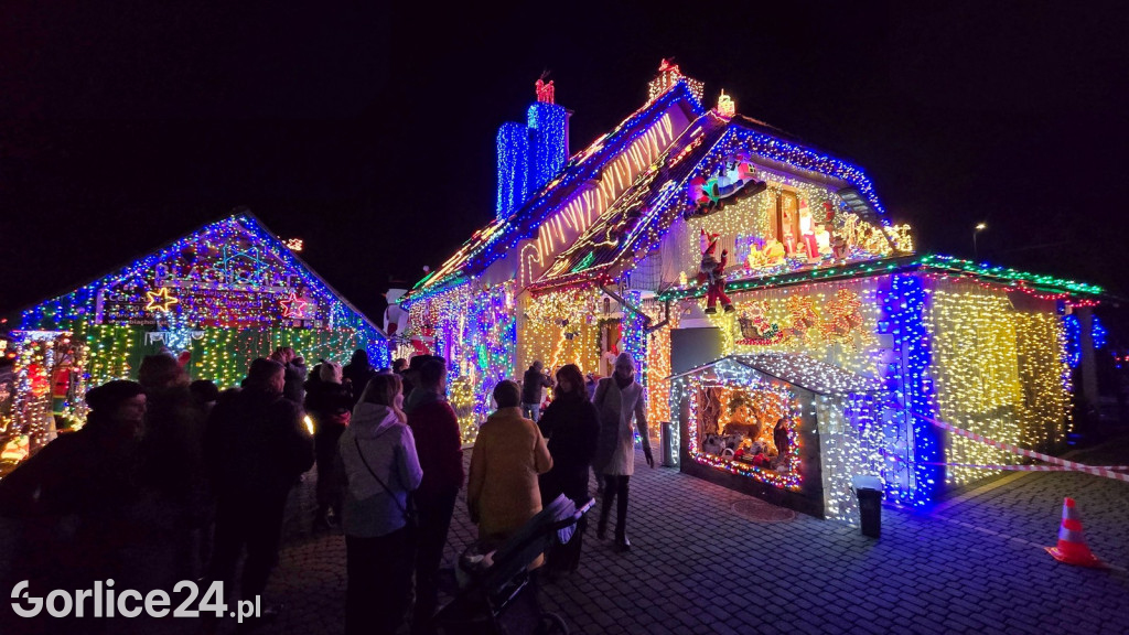 Najbardziej rozświetlony dom w Gorlicach - 25.12.2024