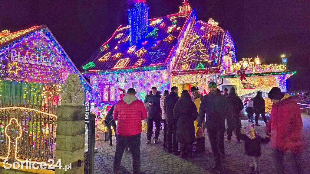 Najbardziej rozświetlony dom w Gorlicach - 25.12.2024