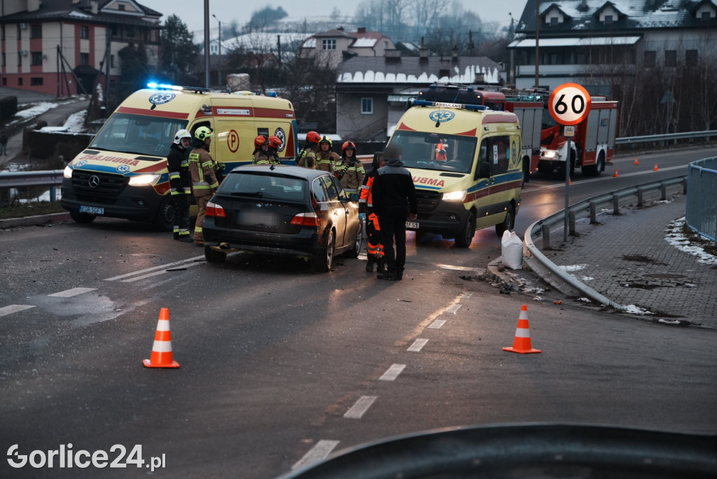 Wypadek w Sękowej (27.12)