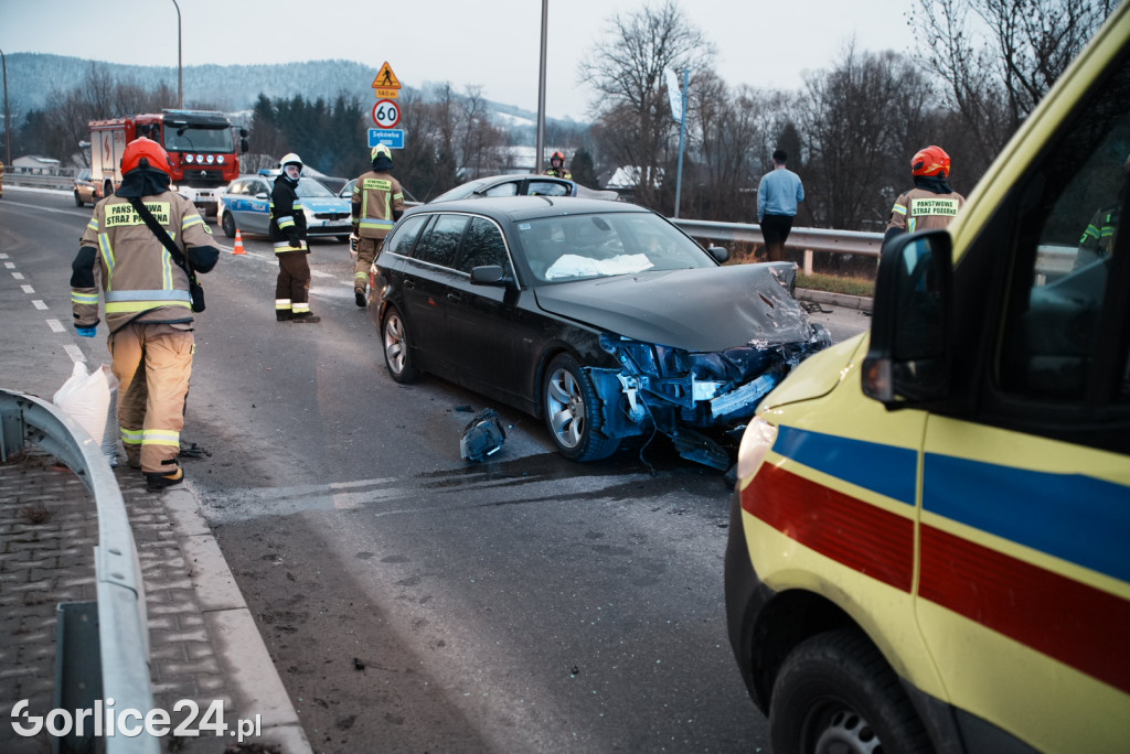 Wypadek w Sękowej (27.12)
