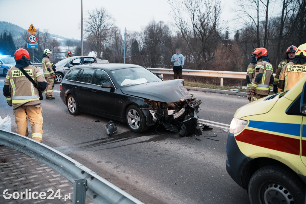 Wypadek w Sękowej (27.12)