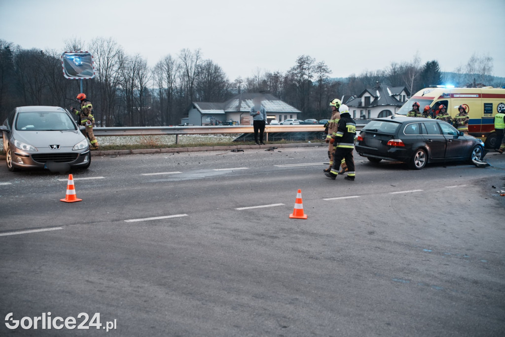 Wypadek w Sękowej (27.12)