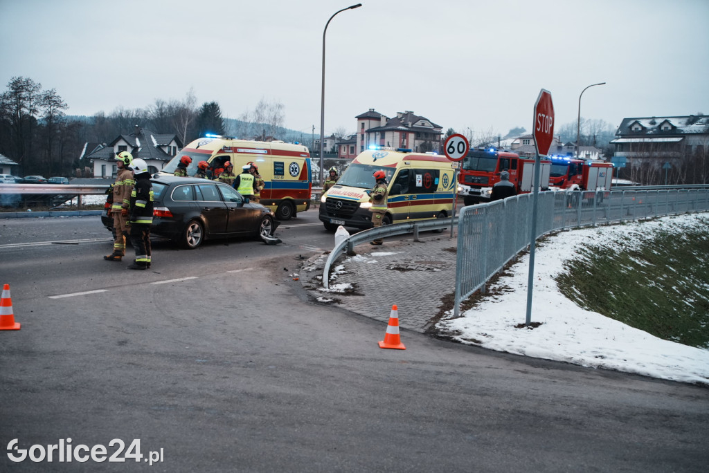 Wypadek w Sękowej (27.12)