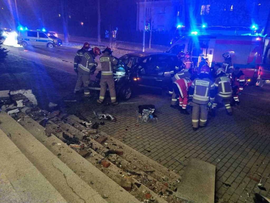 Dramatyczny wypadek pod komisariatem w Tarnowie