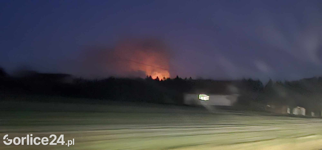 Pożar w Staszkówce (31.12.)