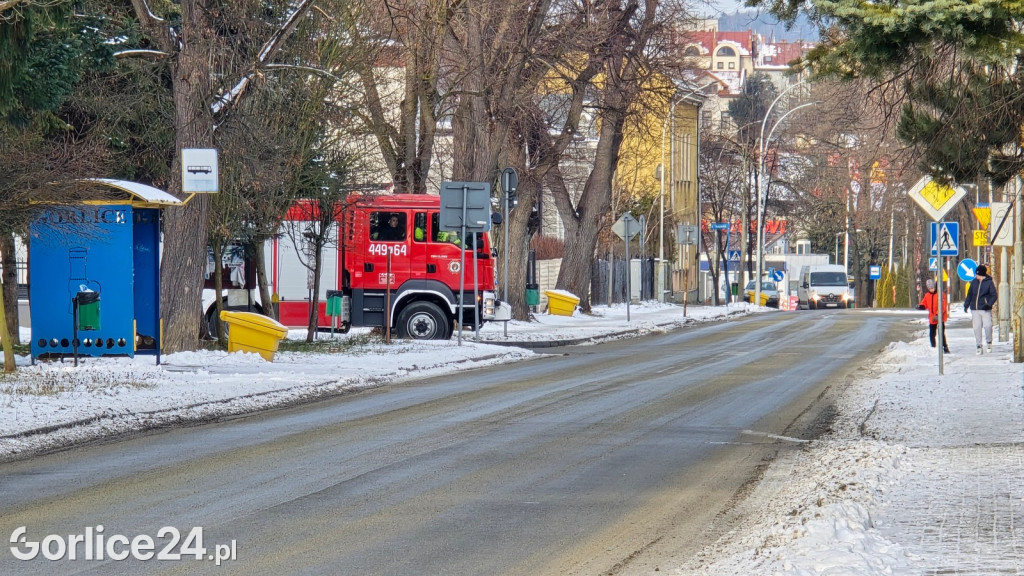 Pożar pustostanu przy Szpitalnej (05.01.2025)