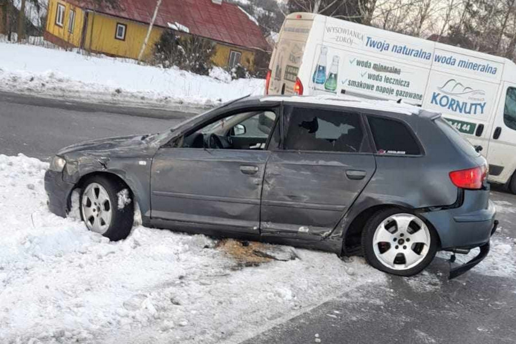 Kolizja w Turzy (17.01.)