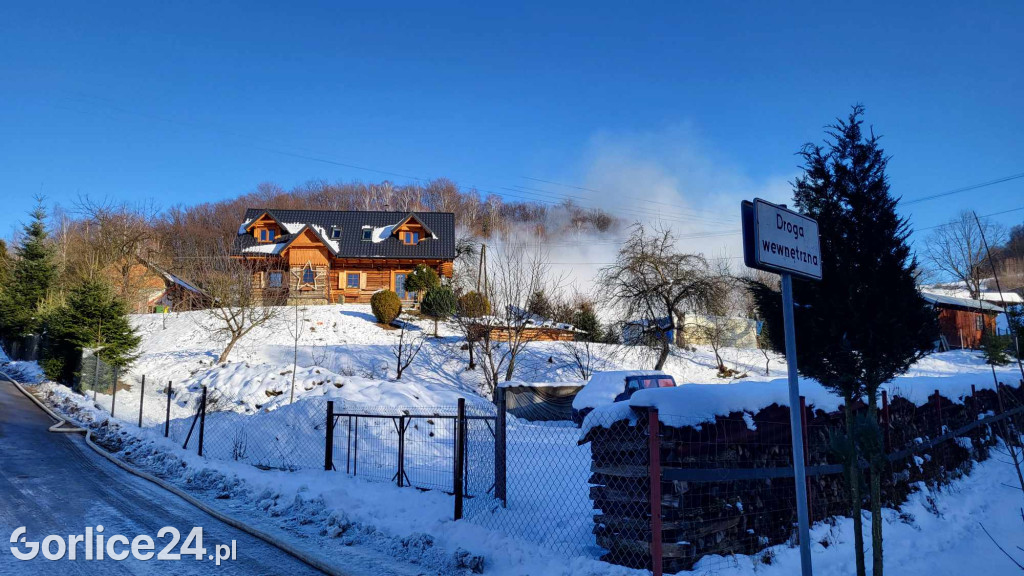 Pożar w Szymbarku (20.01)
