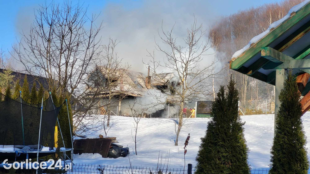 Pożar w Szymbarku (20.01)