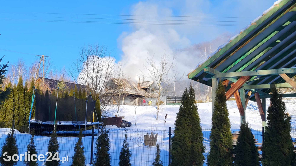 Pożar w Szymbarku (20.01)