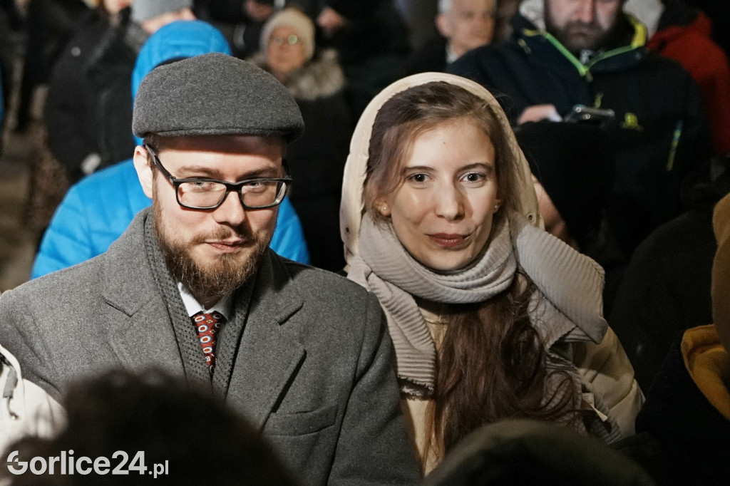 Mentzen w Gorlicach. Tłumy na Rynku (26.01.)