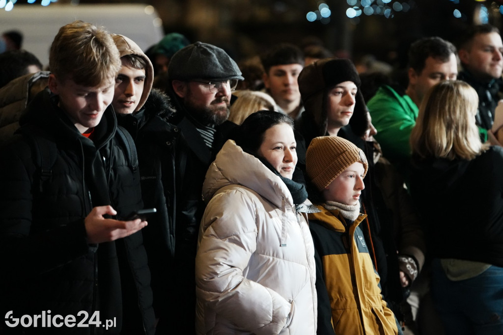 Mentzen w Gorlicach. Tłumy na Rynku (26.01.)