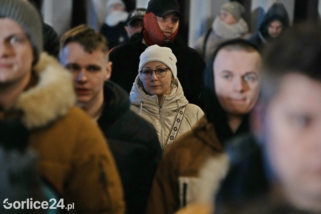 Mentzen w Gorlicach. Tłumy na Rynku (26.01.)